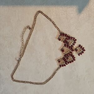 Red and Gold Necklace